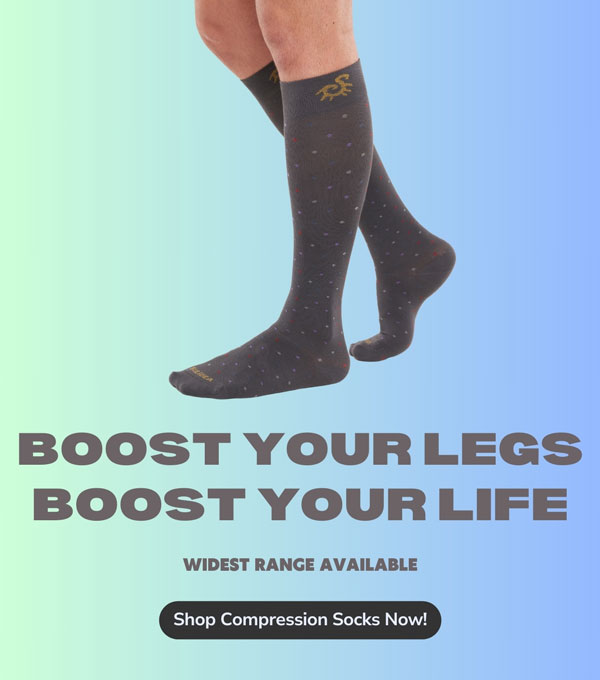 Boost your legs, boost your life with compression socks