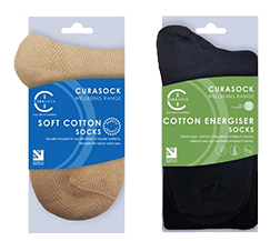 Curasocks range cotton